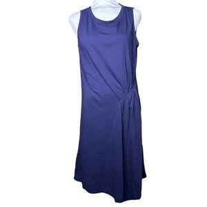 Saturday Sunday Anthro blue shift dress sleeveless m